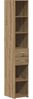 vidaXL Bücherregal mit Schubladen Artisan-Eiche 30 x 42,4 x 185,2 cm 868740 Bild 2