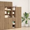 vidaXL Bücherregal mit Schubladen Artisan-Eiche 30 x 42,4 x 185,2 cm 868740 Bild 4