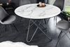 Eleganter Esstisch PARMA 120cm taupe natur Keramik Made-in-Italy Metall-Gestell Bild 3