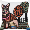 Kissen 2er Set Tiermuster MEHSANA Bouclé 50 x 50 cm Bunt Bild 4
