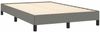 vidaXL Boxspringbett mit Matratze Dunkelgrau 120x190 cm Stoff 3269752 Bild 4