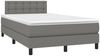 vidaXL Boxspringbett mit Matratze Dunkelgrau 120x190 cm Stoff 3269752 Bild 2