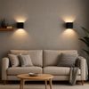 2er Set LED Wandleuchte, Bewegungsmelder, schwarz, Akku, Magnet Bild 2