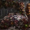 Essenza Bettwäsche Filou Dark Blue Satin 155 x 220 + 80 x 80 cm Bild 3