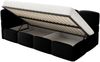 Selsey 'Cloudy' Jugendbett 90x200, Kopfteil links, Schwarz Bild 4