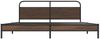 vidaXL Metallbett ohne Matratze Braun Eichen-Optik 180x200 cm 3318699 Bild 5