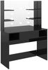 vidaXL Schminktisch mit LED-Beleuchtung 100x40x135 cm MDF 331541 Bild 2