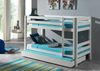 Etagenbett Karolina 210x105x140 Hochbett Massivholz Weiß Bild 2