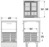 Hailo Abfallsammler 3201643 Allegro 295 Einsatz 2x 8 + 2x 18 L Hellgrau Bild 2