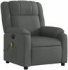 vidaXL Massagesessel Elektrisch Dunkelgrau Stoff 3205191 Bild 4