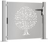 vidaXL Gartentor 100x75 cm Cortenstahl Baumdesign 153214 Bild 3