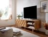 Lowboard Eiche-Dekor 160x51x40cm TV-Kommode 2 Türen Modern Wohnzimmer Bild 5