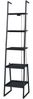 Leiterregal Storfjord 184x40x40 cm Schwarz [en. casa] Bild 2