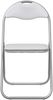 vidaXL Klappstuhl 8 pcs Weiß und Grau 48 x 43,5 x 81 cm Kunstleder 42029050 Bild 5