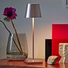 LED Tischleuchte, roségold, Touchdimmer, Akku, H 38 cm Bild 3