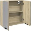 vidaXL Bad-Spiegelschrank Sonoma-Eiche 64,5x20x66,5 cm Holzwerkstoff 849655 Bild 4
