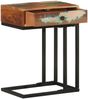 vidaXL Beistelltisch U-Form 45x30x61 cm Recyceltes Massivholz 289092 Bild 2
