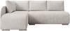 Ecksofa Klein, Sofa mit Schlaffunktion, Couch L-Form, Links Sofa, Cord-Stoff, 203 x 82 x 125 cm, Beige Bild 2