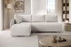 Ecksofa Klein, Sofa mit Schlaffunktion, Couch L-Form, Links Sofa, Cord-Stoff, 203 x 82 x 125 cm, Beige Bild 3