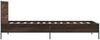 vidaXL Bettgestell Braun Eichen-Optik 75x190 cm Holzwerkstoff Metall 845561 Bild 5