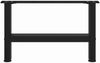 vidaXL Couchtischbeine Schwarz 2 Stk. 50x(30-31) cm Stahl 4013260 Bild 5