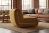 KAWOLA Sessel LAYLA Sitzelement Velvet gelb 74 x 99 x 92 cm Bild 4