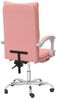 vidaXL Bürostuhl mit Liegefunktion Rosa Kunstleder, Drehbar [349757] Bild 5