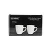 2 Teliges Set Kaffeetassen-Set Daisy 330 ml aus Porzellan Kaffeeservice in Weiß Bild 4