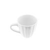 2 Teliges Set Kaffeetassen-Set Daisy 330 ml aus Porzellan Kaffeeservice in Weiß Bild 3