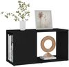 TV-Schrank Lowboard TV Schwarz 60x24x32 cm Holzwerkstoff d5586e Bild 3