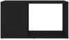 TV-Schrank Lowboard TV Schwarz 60x24x32 cm Holzwerkstoff d5586e Bild 4