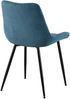Esszimmerstuhl HASAN - Cord Blau 52x58x83 cm | Essstühle Esszimmerstühle Küchenstühle Wohnzimmerstühle Bild 4