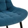 Esszimmerstuhl HASAN - Cord Blau 52x58x83 cm | Essstühle Esszimmerstühle Küchenstühle Wohnzimmerstühle Bild 3