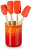 LE CREUSET Kochbesteck-Set Classic Kochkellen-Set 5tlg. Craft, 1.1 L, Ofenrot, 91057001090000 Bild 2