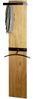 Wandgarderobe >54337< in eiche, schwarz, Massivholz, Metall - 35x175x25 (BxHxT) Bild 3