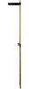 Wandgarderobe >54337< in eiche, schwarz, Massivholz, Metall - 35x175x25 (BxHxT) Bild 5