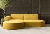 Kaiser Möbel Ecksofa Designer MODENA STUDIO L stoff Poso, Neve, Quelle Bild 5