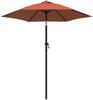 Sonnenschirm, Gartenschirm Terrakotta 200 x 224 cm Aluminium Bild 2