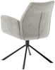 Armlehnstuhl >DIVERIA< (2-er Set) in Taupe, Polyester - 64x90x66cm (BxHxT) Bild 3