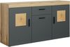 Sideboard Tyler in grau und Eiche Evoke 160 cm Bild 2