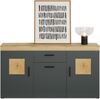 Sideboard Tyler in grau und Eiche Evoke 160 cm Bild 3