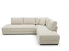 KAWOLA Schlafsofa SADIRA Ecksofa Stoff cremeweiß Recamiere rechts 89 x 209 x 288 cm Bild 3