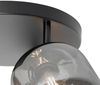 Qazqa LED Aufbaustrahler Zuzanna, ohne Leuchtmittel, Warmweiß, QAZQA Aufbau­spot, e14, Grau, Glas, Modern Bild 3