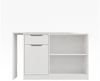 KOMTO Schreibtisch KOMTO Schreibtisch mit Stauraum – PC Tisch, Tisch FOLDY 128x60x75 cm Bild 4