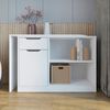 KOMTO Schreibtisch KOMTO Schreibtisch mit Stauraum – PC Tisch, Tisch FOLDY 128x60x75 cm Bild 2