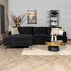Bronx71 Ecksofa Denver Samt schwarz links Bild 3
