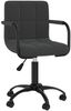 vidaXL Esszimmerstühle 2 Stk. Drehbar Schwarz Samt [334718] Bild 3