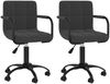 vidaXL Esszimmerstühle 2 Stk. Drehbar Schwarz Samt [334718] Bild 2