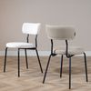 Bronx71 Esszimmerstuhl Lyon recycelter Stoff taupe Bild 3