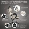 ML-DESIGN Bürostuhl Computerstuhl Schreibtischstuhl für Büro & Arbeitszimmer Drehsessel, Chefsessel ergonomisch anpassbar, Sitzpolsterung & Fußstütze Polyester Bild 3